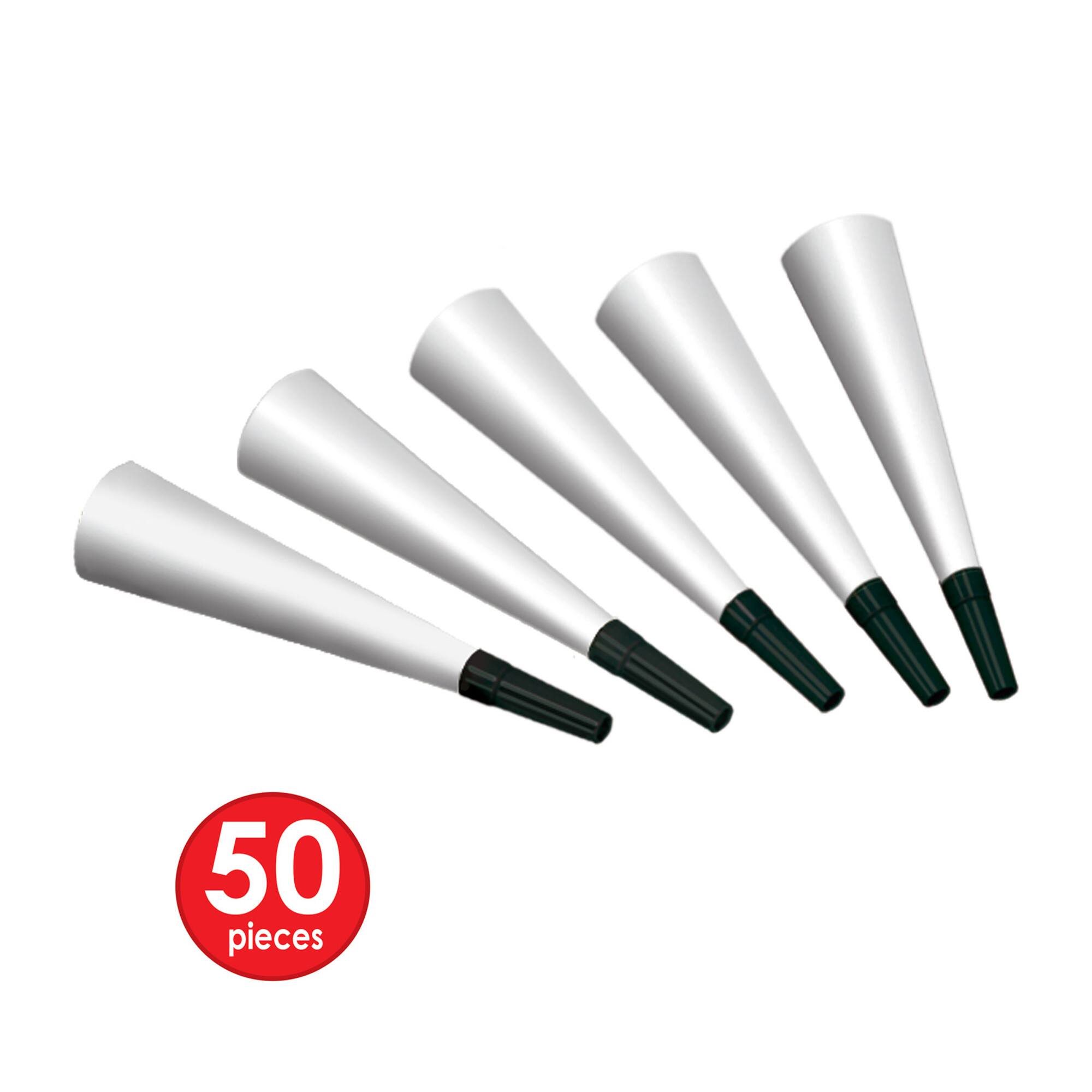 Beistle Black & White New Year Masquerade Party Favor Kit for 50